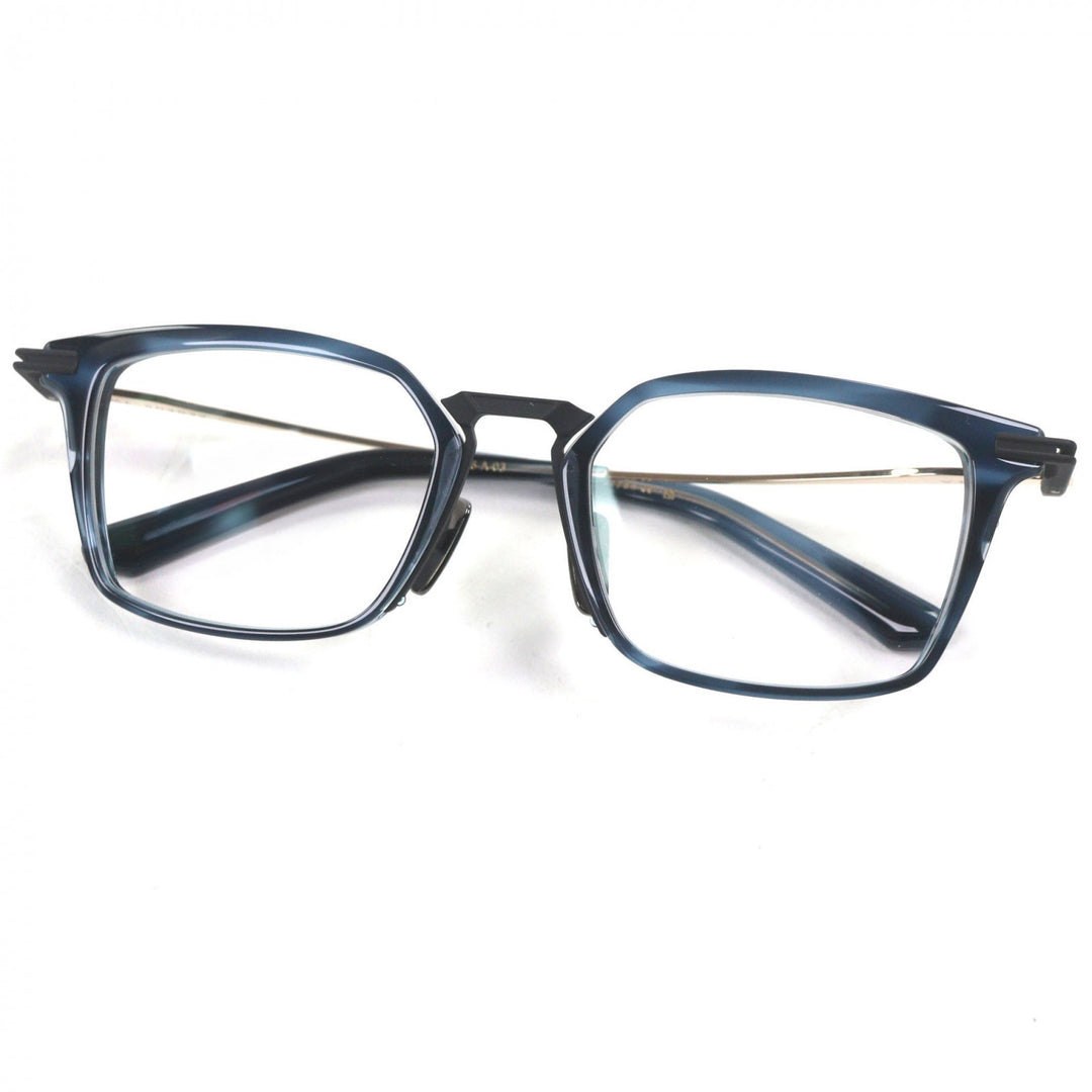 Excellent DITA Glasses AEGEUS-TWO Marble Square Clear blue mens DTX446-A-03