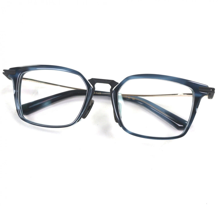 Excellent DITA Glasses AEGEUS-TWO Marble Square Clear blue mens DTX446-A-03