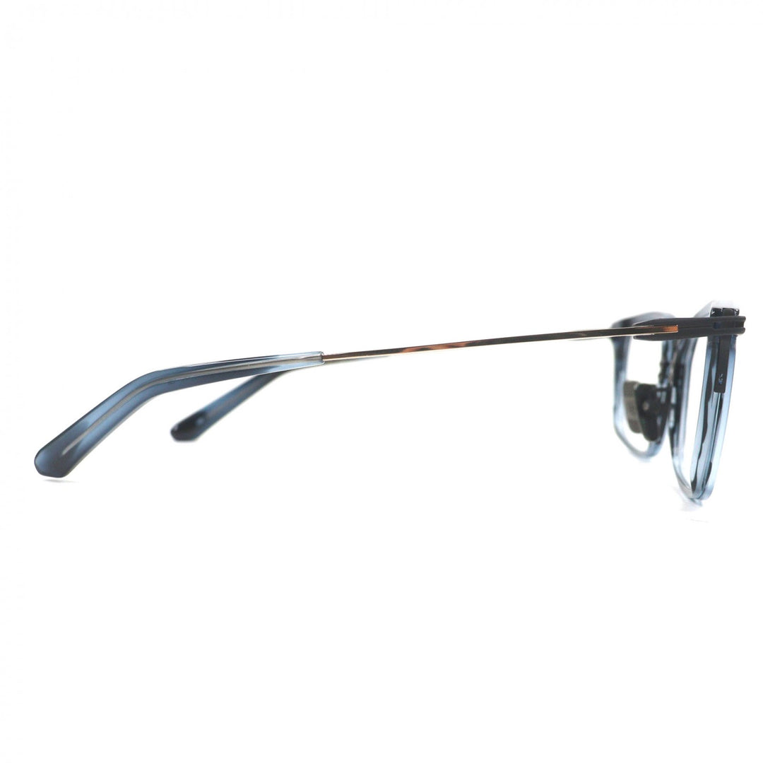 Excellent DITA Glasses AEGEUS-TWO Marble Square Clear blue mens DTX446-A-03