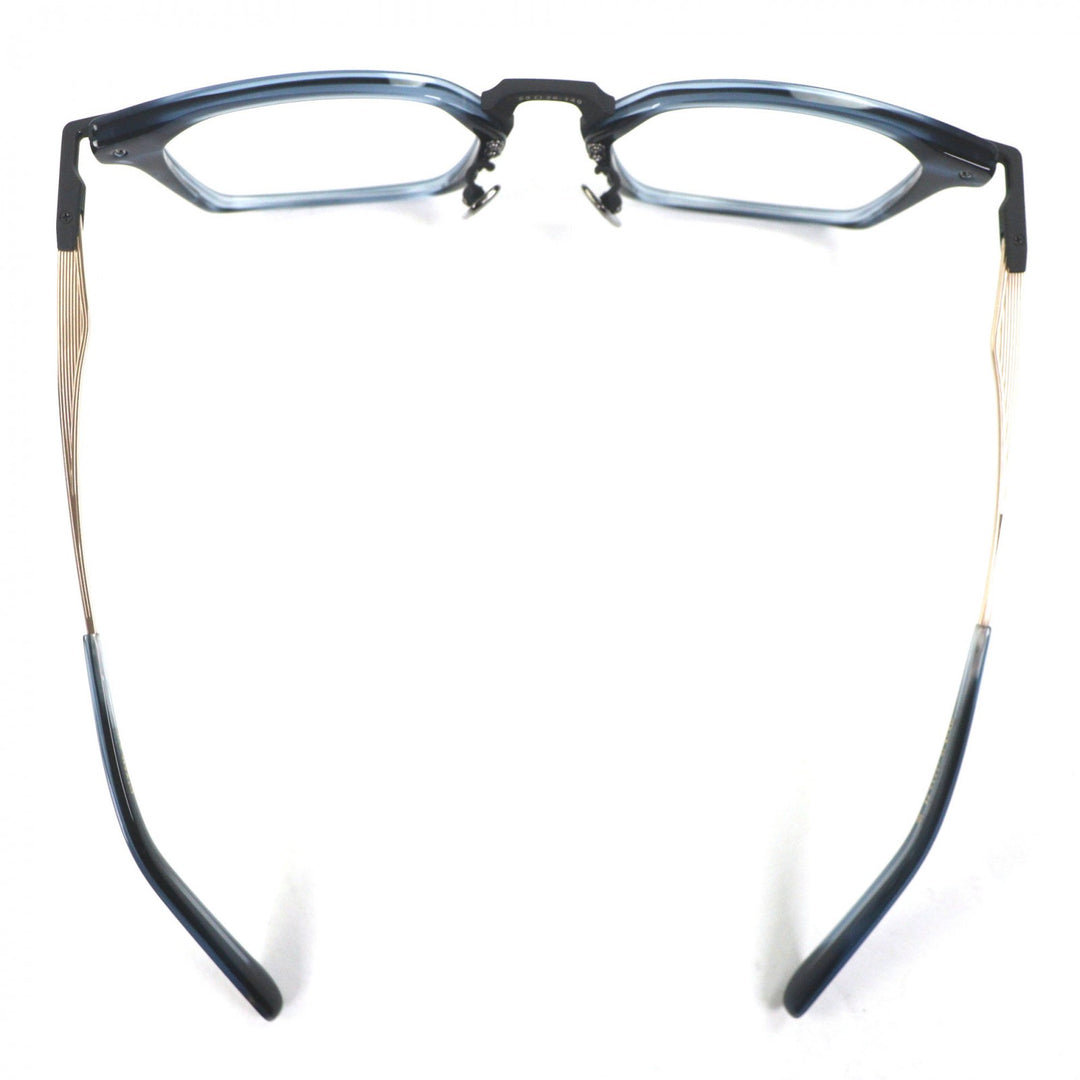 Excellent DITA Glasses AEGEUS-TWO Marble Square Clear blue mens DTX446-A-03