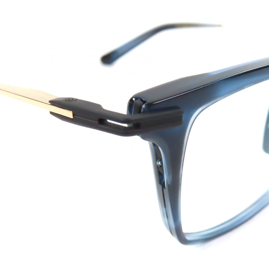 Excellent DITA Glasses AEGEUS-TWO Marble Square Clear blue mens DTX446-A-03