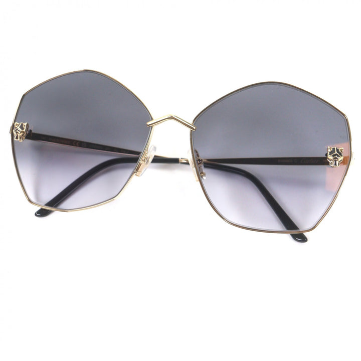 Excellent Cartier sunglasses PANTHERE de Cartier gold mens CT0356S