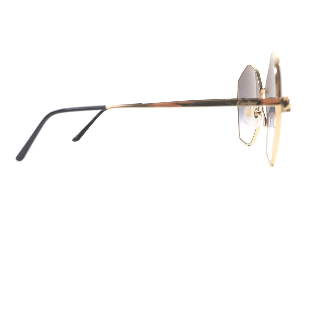 Excellent Cartier sunglasses PANTHERE de Cartier gold mens CT0356S