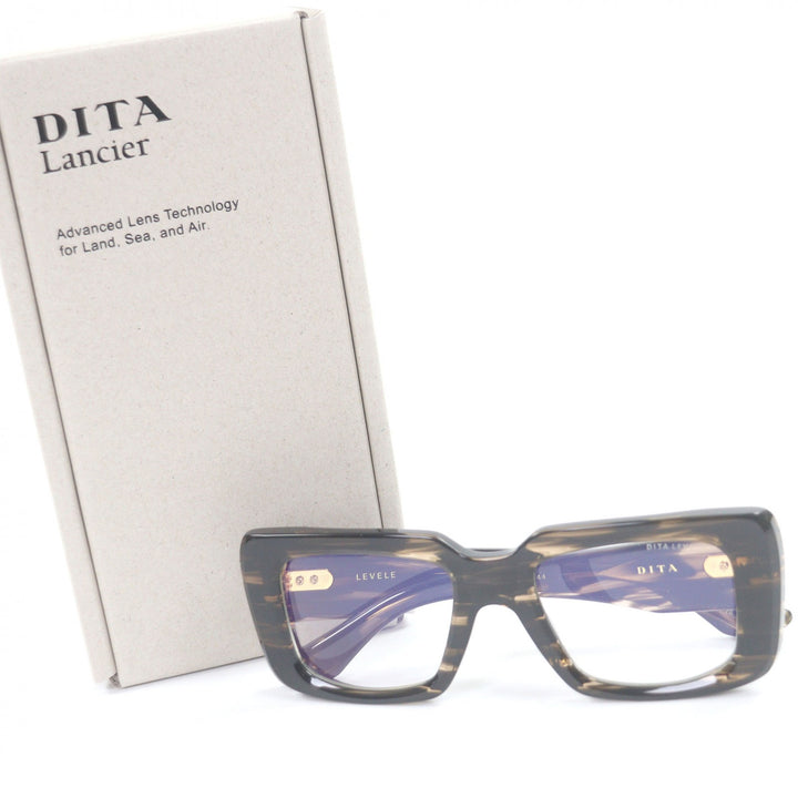 新品 DITA メガネ LEVELE クリアブラウン メンズ DTX739-A-02AF
