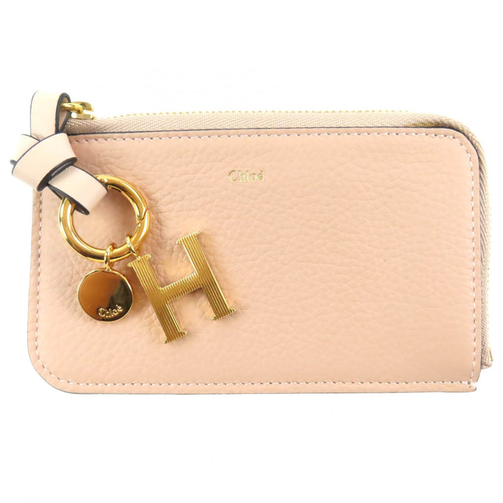 クロエ カードケース アルファベット パース ピンク レザー レディース CHC17AP716H9Q24L