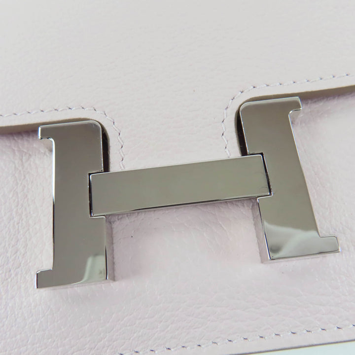 Great HERMES Bifold Wallet Constance Slim Wallet Evercolor Leather Women
