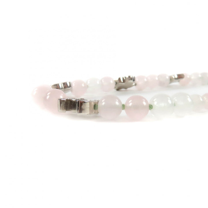 Excellent CHANEL Necklace White pink ー Women B25P