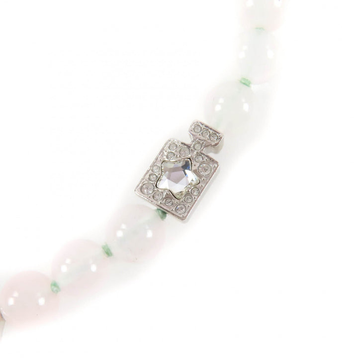 Excellent CHANEL Necklace White pink ー Women B25P