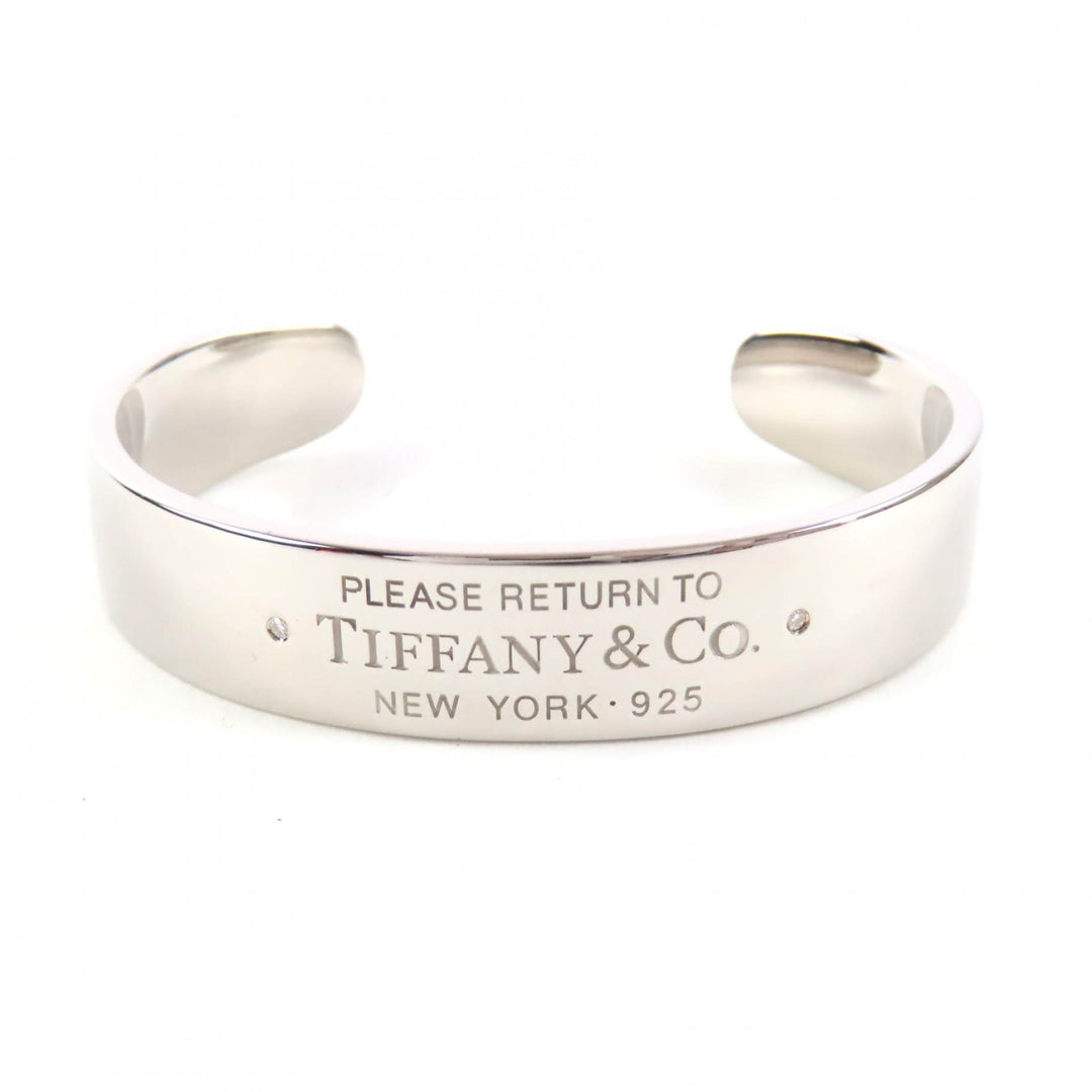 Excellent TIFFANY&Co. Bangle Silver AG925 Women