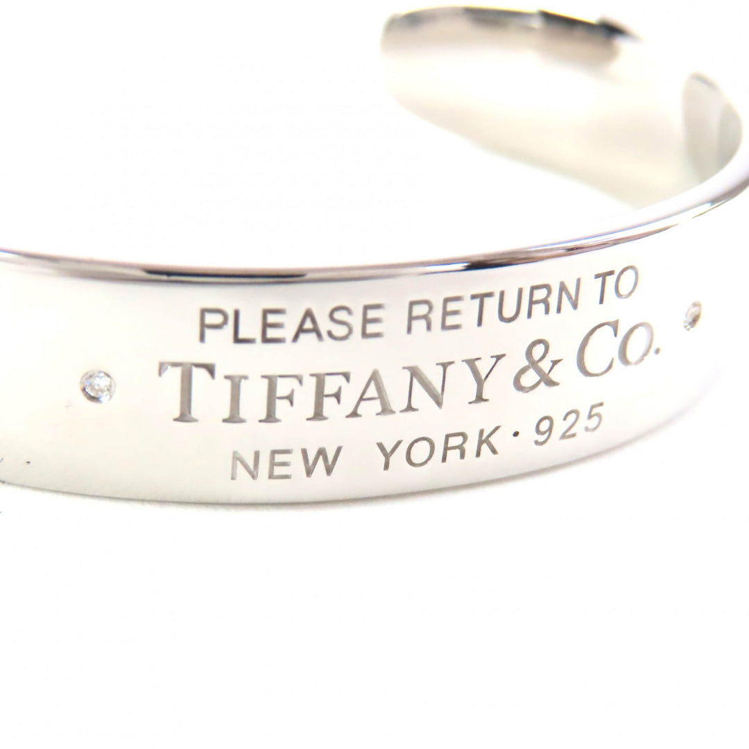 Excellent TIFFANY&Co. Bangle Silver AG925 Women