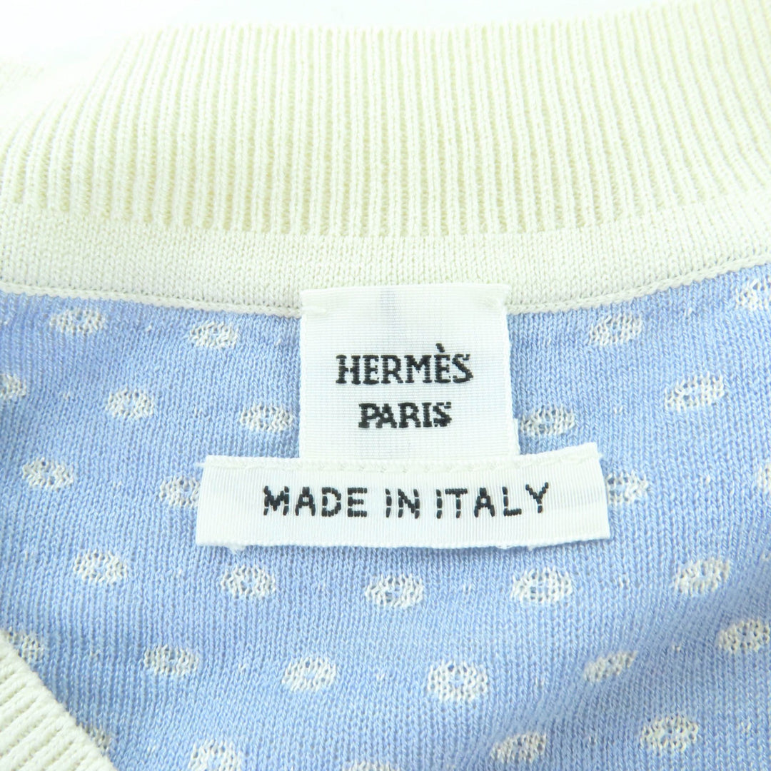 Pristine HERMES tops Multi silk Women 40 5E2821DS