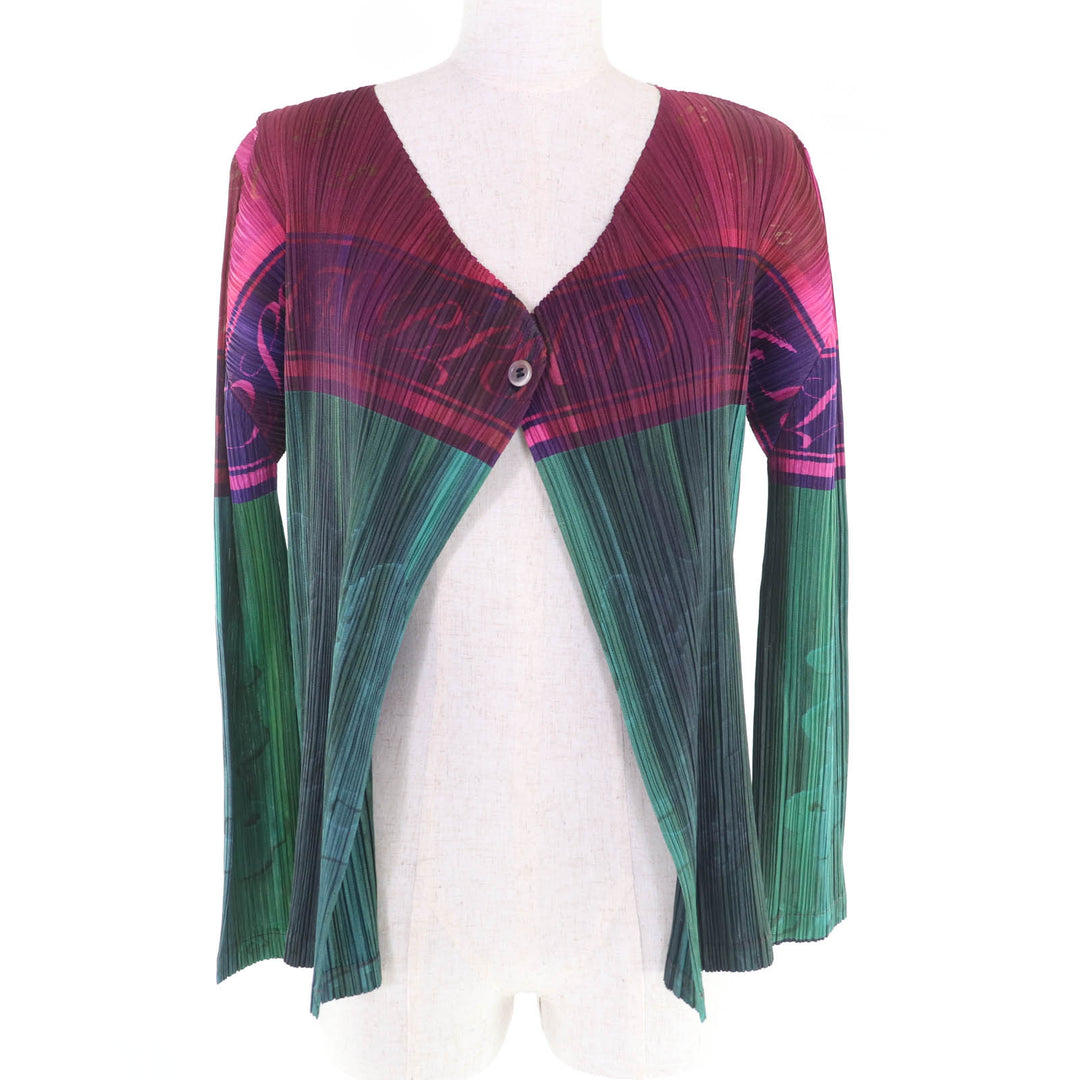 Excellent PLEATS PLEASE cardigan Multi polyester Women 3 PP83-J0674