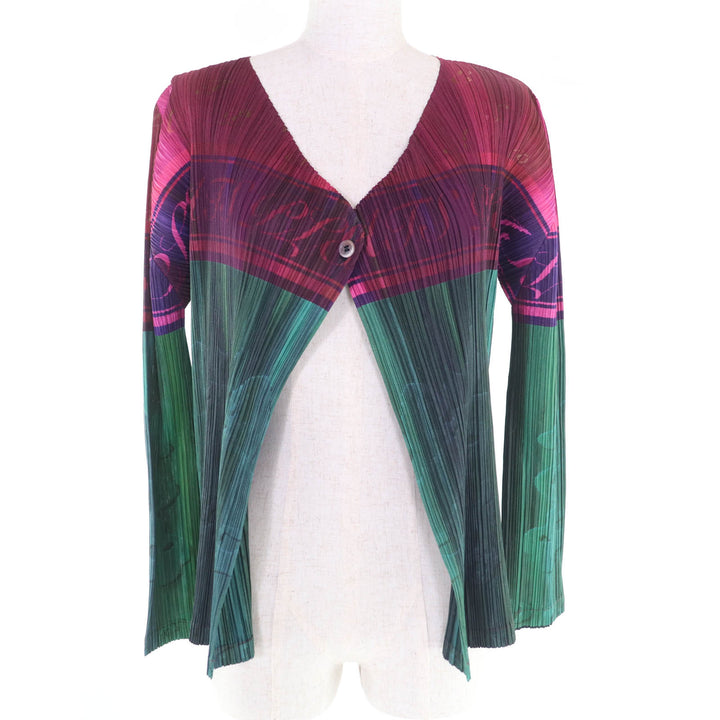 Excellent PLEATS PLEASE cardigan Multi polyester Women 3 PP83-J0674