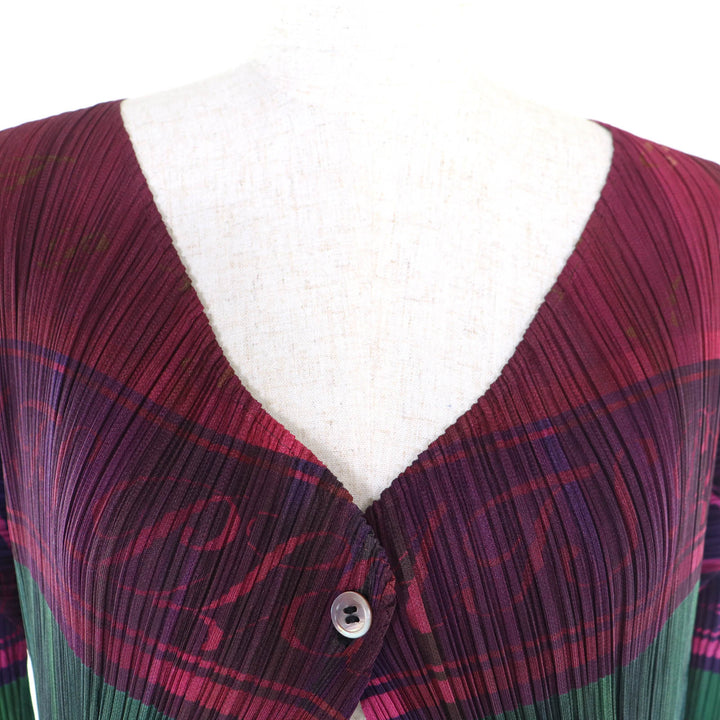 Excellent PLEATS PLEASE cardigan Multi polyester Women 3 PP83-J0674