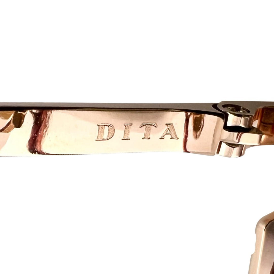 Excellent DITA Glasses BEHCKA Square Rose gold titanium Women DTX196