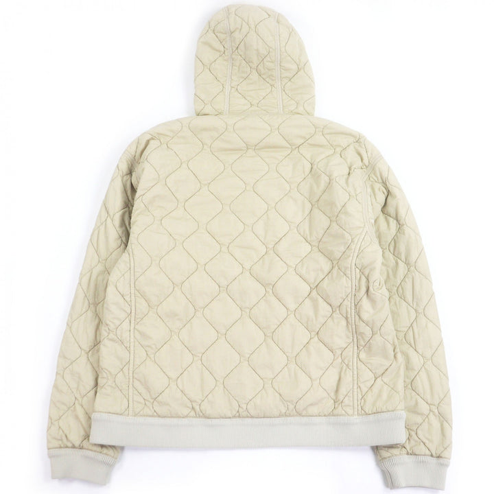 新品BURBERRY パーカー キルティング プルオーバー ベージュ ポリアミド メンズ L 8081076