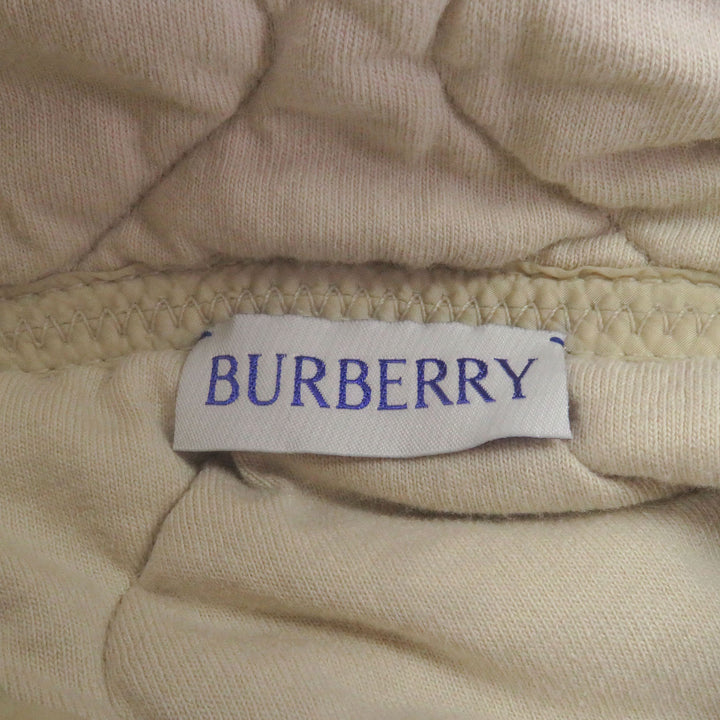 新品BURBERRY パーカー キルティング プルオーバー ベージュ ポリアミド メンズ L 8081076
