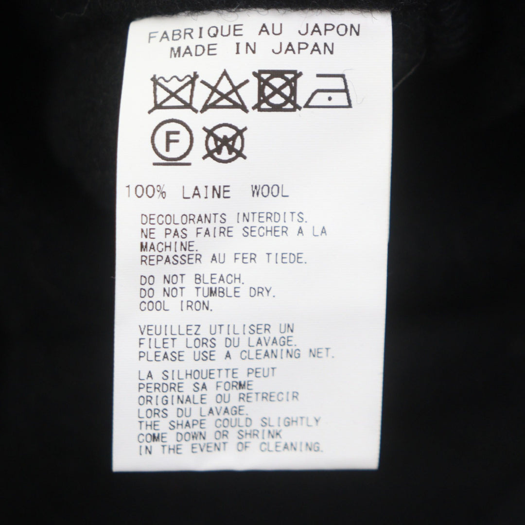 グレート ヨウジヤマモト プールオム ARMY MELTON COAT ブラック ウール メンズ 3 HX-D27-126