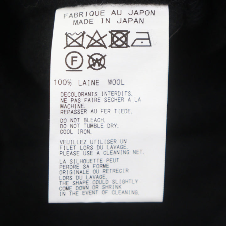 グレート ヨウジヤマモト プールオム ARMY MELTON COAT ブラック ウール メンズ 3 HX-D27-126