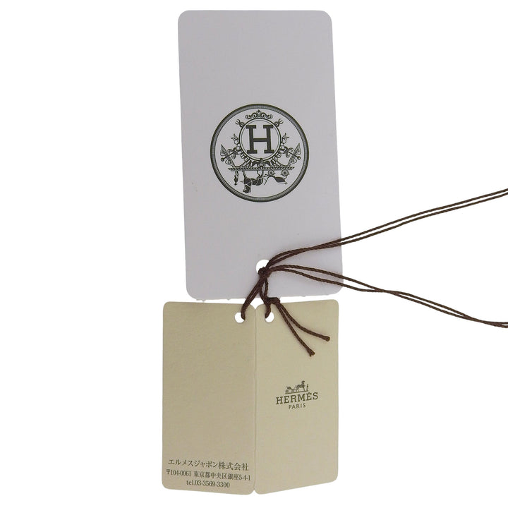 Pristine HERMES Stall LES SANGLES beige silk Women HTH2504