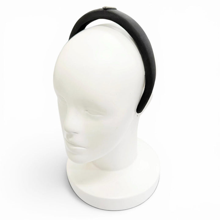 Great PRADA Katyusha Triangle Logo Re-Nyron Headband Hair Accessory 1IH020