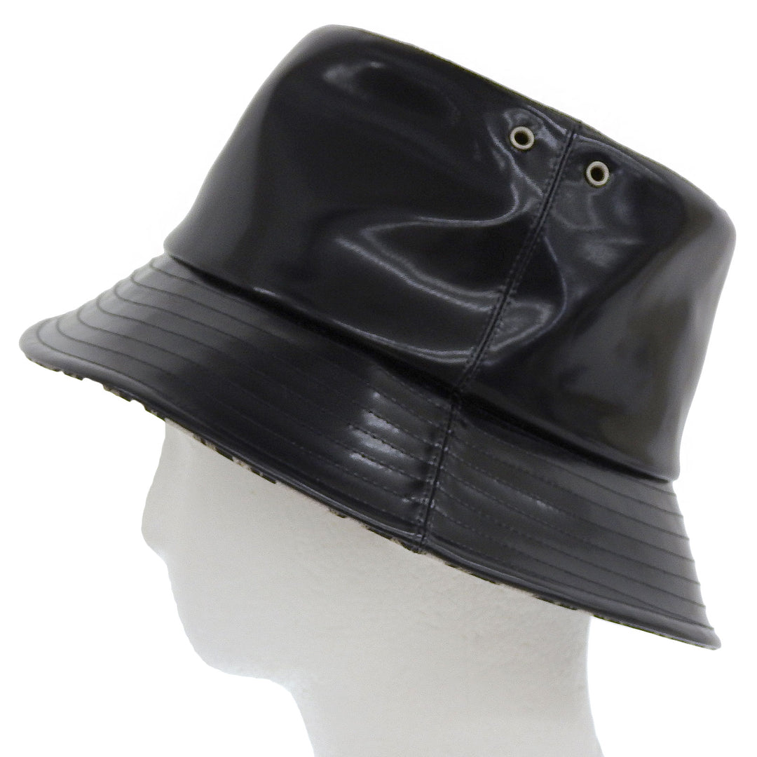 Excellent Christian Dior hat black Polyurethane Women 57 95TDD923G135