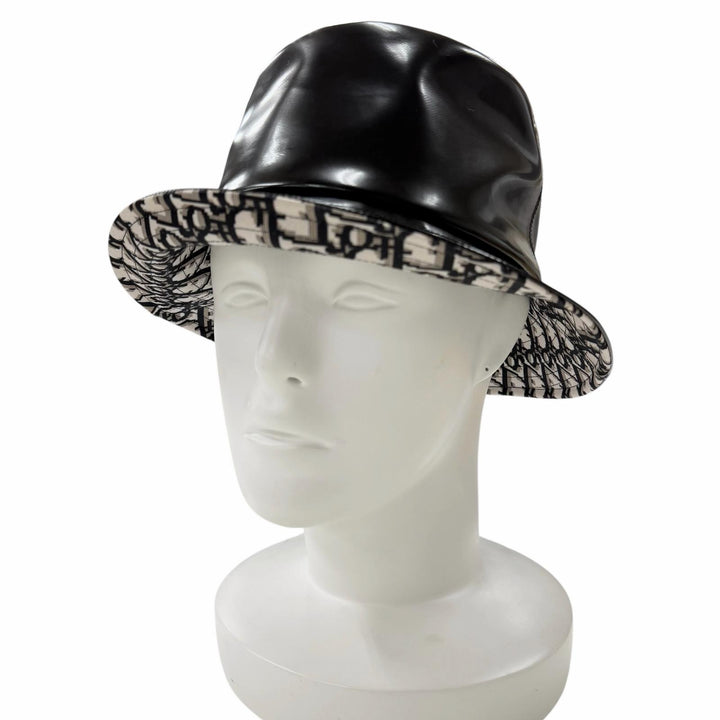 Excellent Christian Dior hat black Polyurethane Women 57 95TDD923G135