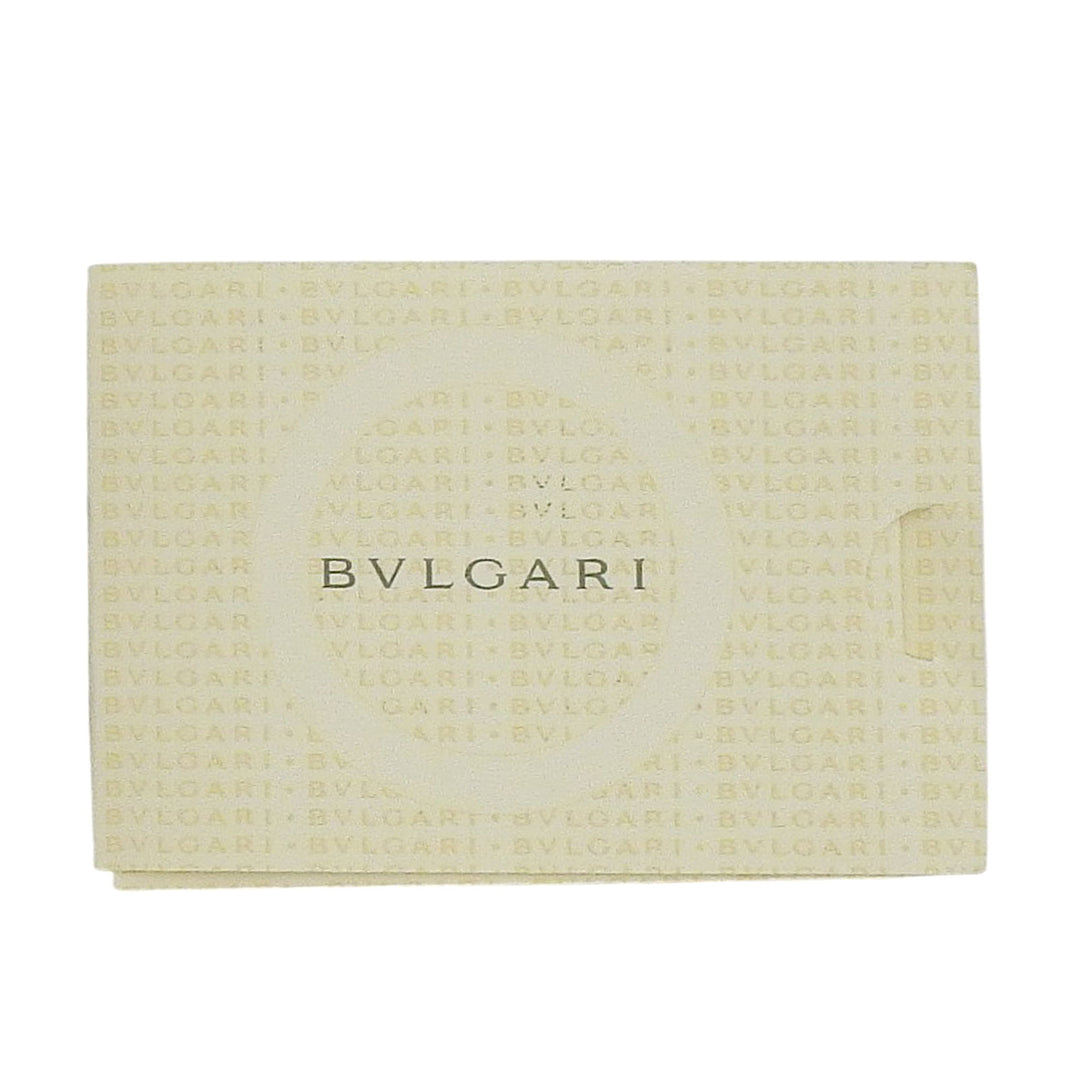 Excellent BVLGARI Money clip With logo bill clip Silver SV925 mens 34895
