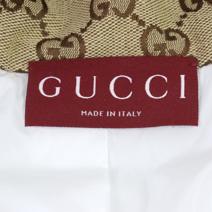 新品 GUCCI ジャケット GGインターシャ パッド入りウールフリースブルゾン ウール メンズ S 798503