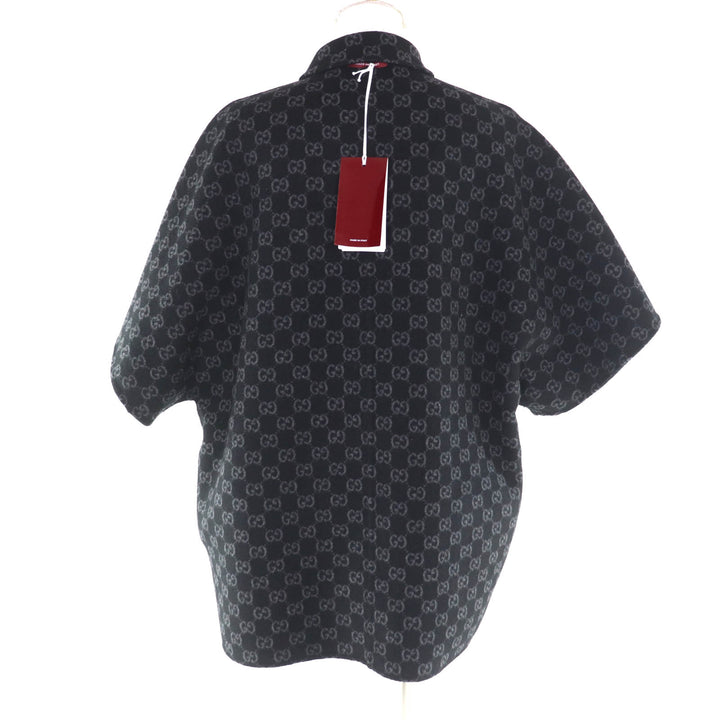 新品 GUCCI コート ブラック ウール レディース 38 789960