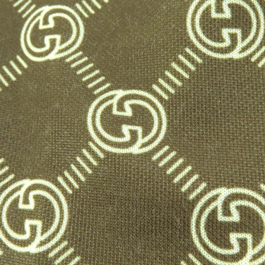 新品 GUCCI パンツ ブラウン ポリエステル レディース 671496
