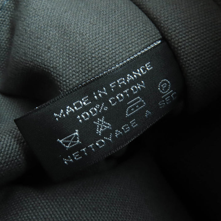 HERMES ハンドバッグ フールトゥ PM セリエ メタル トートバッグ グレー コットン レディース