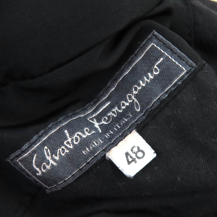 Fair Salvatore Ferragamo coat Gancini Reversible Padded Hooded Leather 48