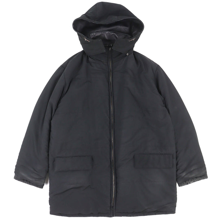 Fair Salvatore Ferragamo coat Gancini Reversible Padded Hooded Leather 48