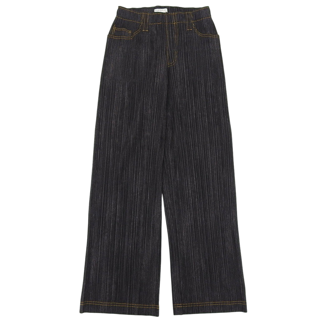 Excellent PLEATS PLEASE Pants Dark gray polyester Women 1 PP75-JF022