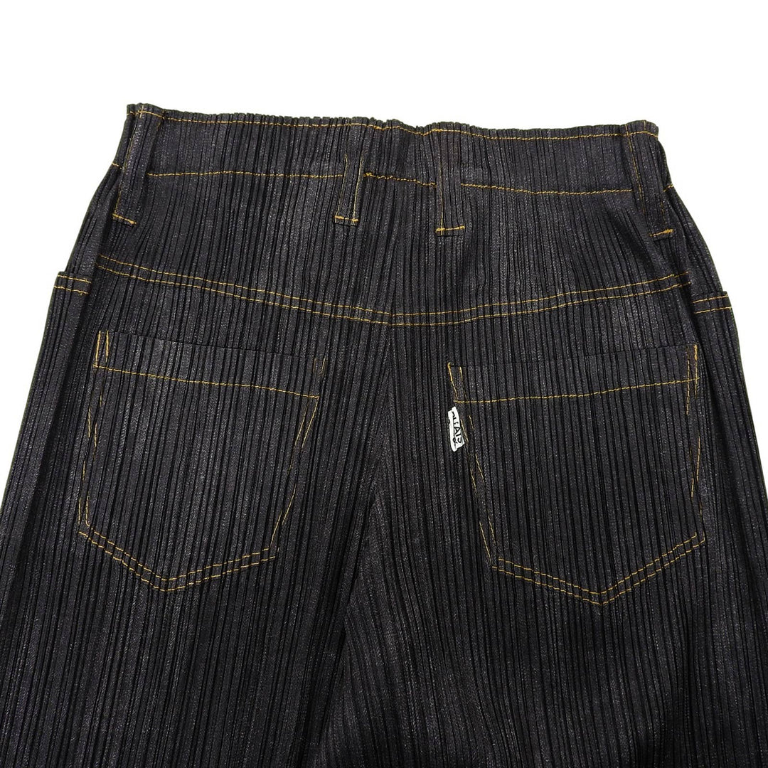 Excellent PLEATS PLEASE Pants Dark gray polyester Women 1 PP75-JF022