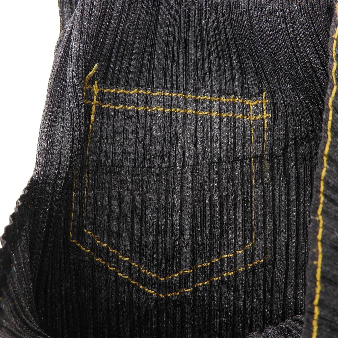 Excellent PLEATS PLEASE Pants Dark gray polyester Women 1 PP75-JF022