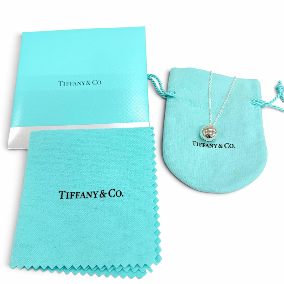 Great TIFFANY&Co. Necklace Ball Necklace Accessories Silver AG925 Women