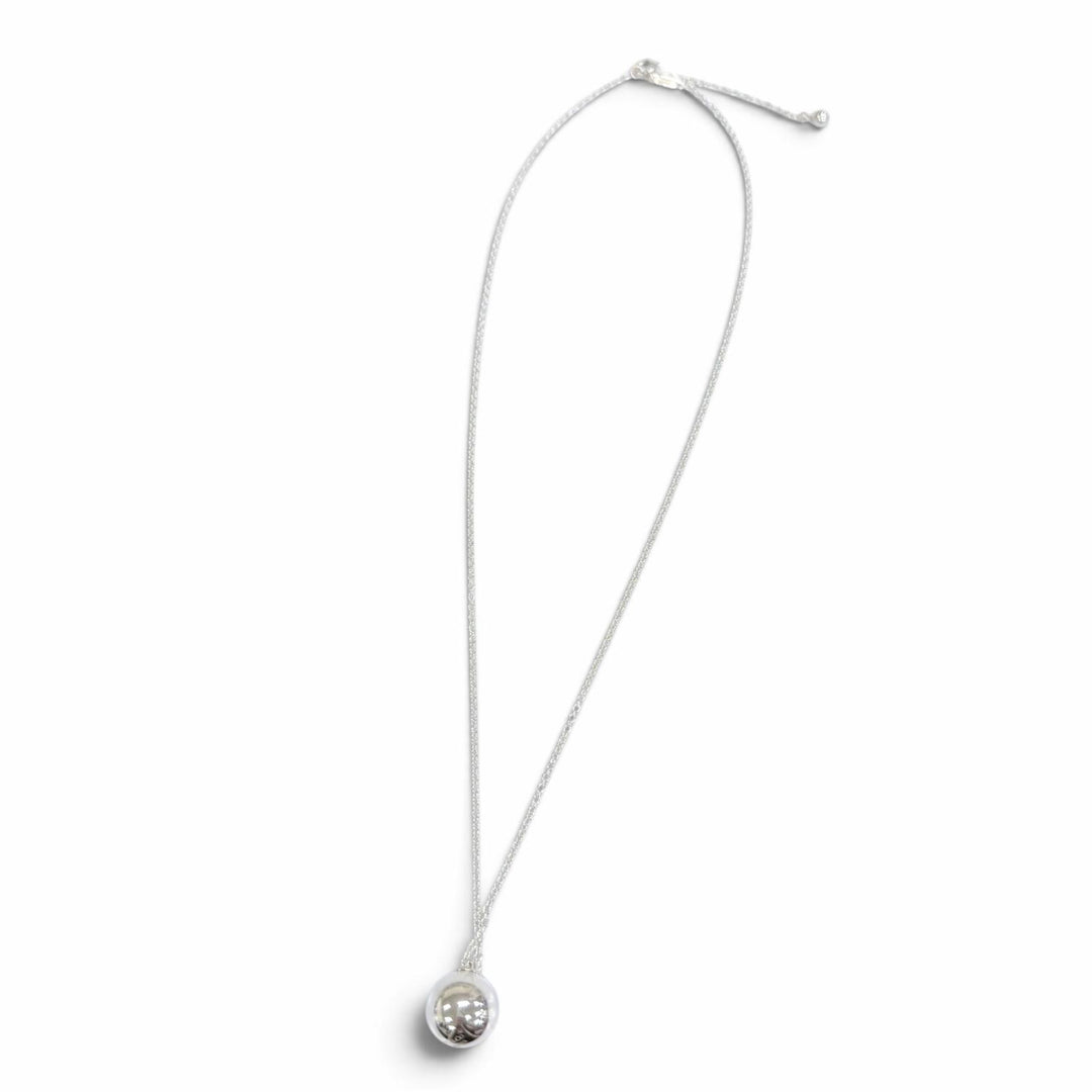 Great TIFFANY&Co. Necklace Ball Necklace Accessories Silver AG925 Women