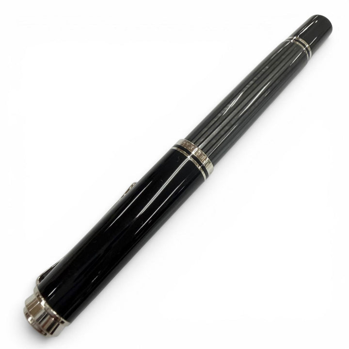Excellent PERIKAN fountain pen Sovereign stripe black 14K mens M405