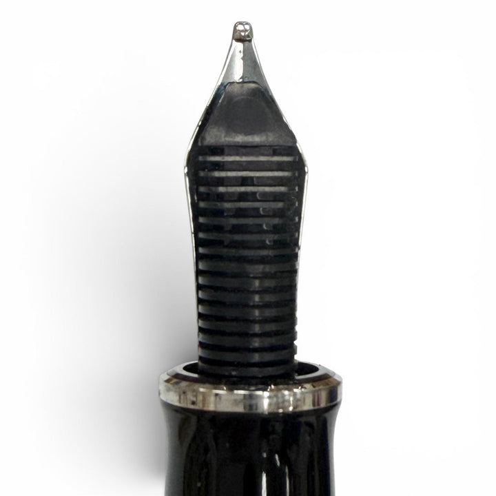 Excellent PERIKAN fountain pen Sovereign stripe black 14K mens M405
