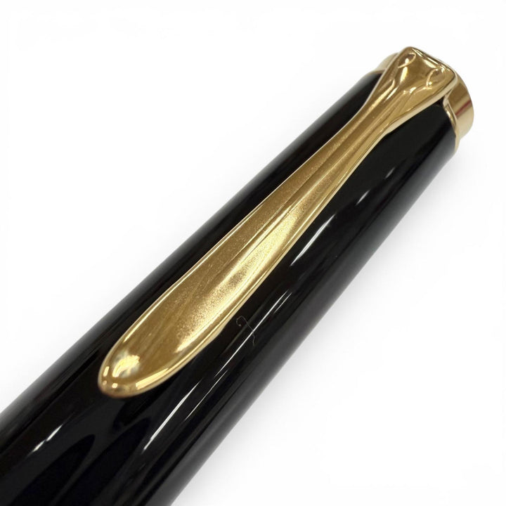 Excellent PERIKAN fountain pen Souverene M400 Green Stripe 14K mens