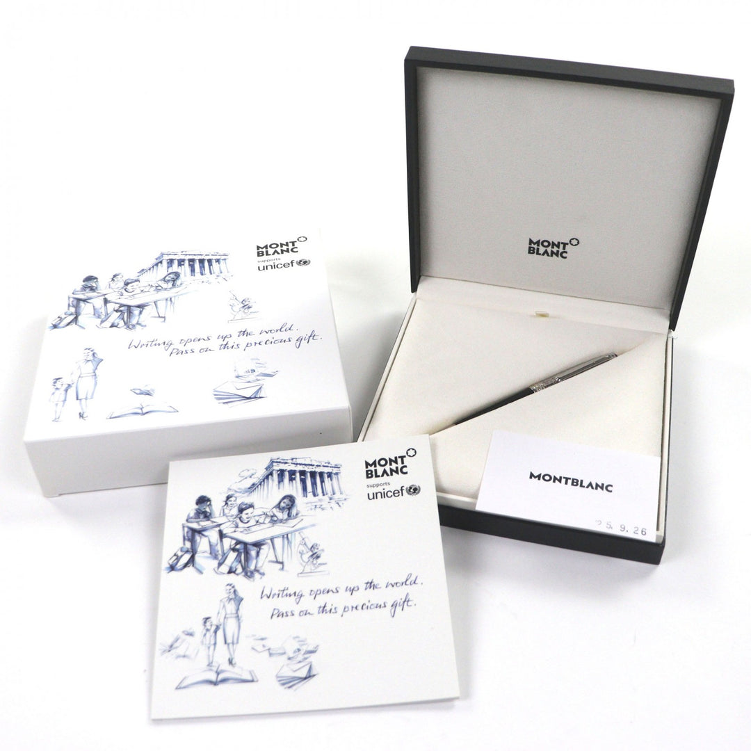Excellent MONTBLANC Ballpointpen UNICEF 2017 MeisterstückDueClassic 163 sapphire