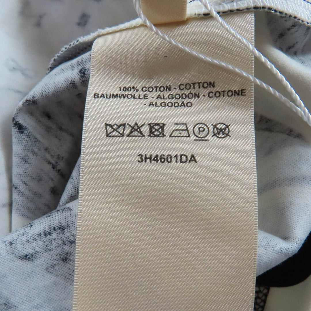 新品 HERMES トップス ホワイト ブラック コットン レディース 36 3H4601DA