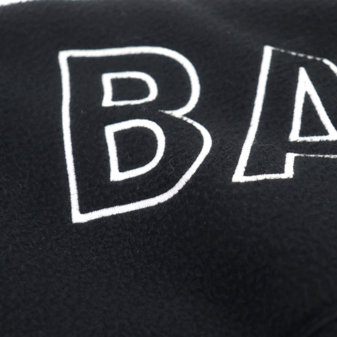 新品 BALENCIAGA ジャケット ロゴ刺繍入り ダブルジップ フリース トラックジャケット 44