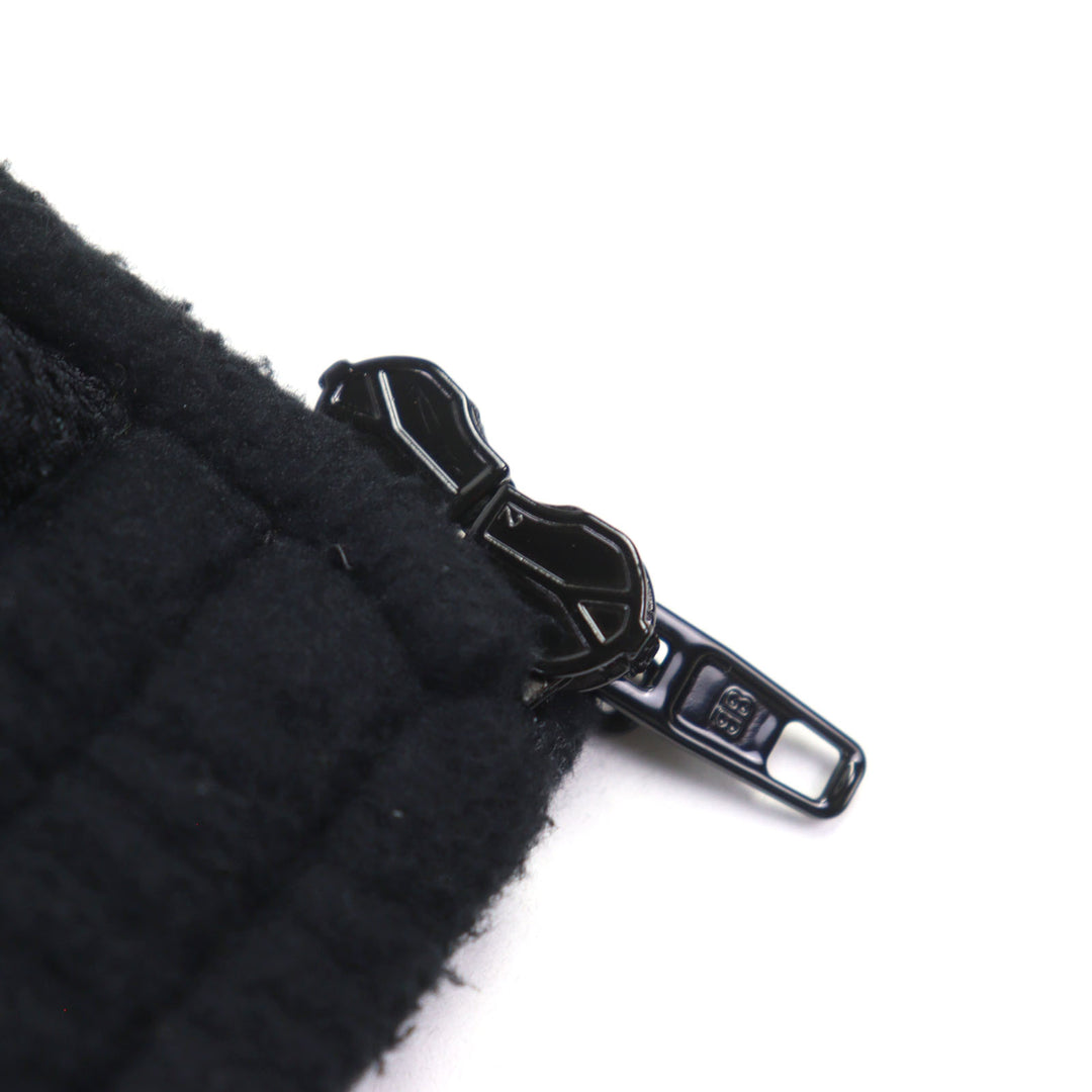 新品 BALENCIAGA ジャケット ロゴ刺繍入り ダブルジップ フリース トラックジャケット 44