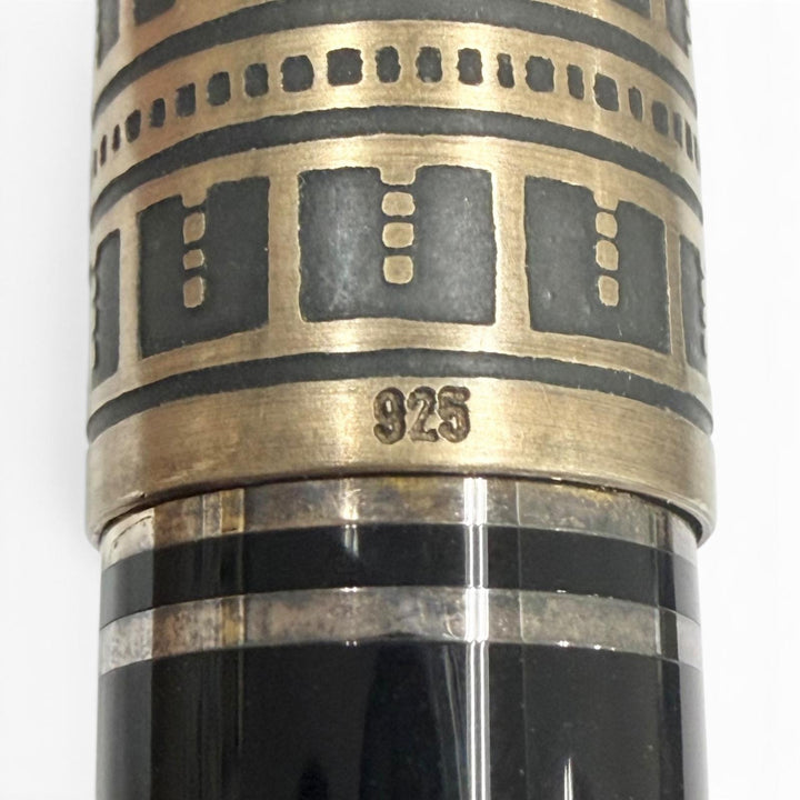 Excellent PERIKAN fountain pen Big Toledo black 18K mens M900