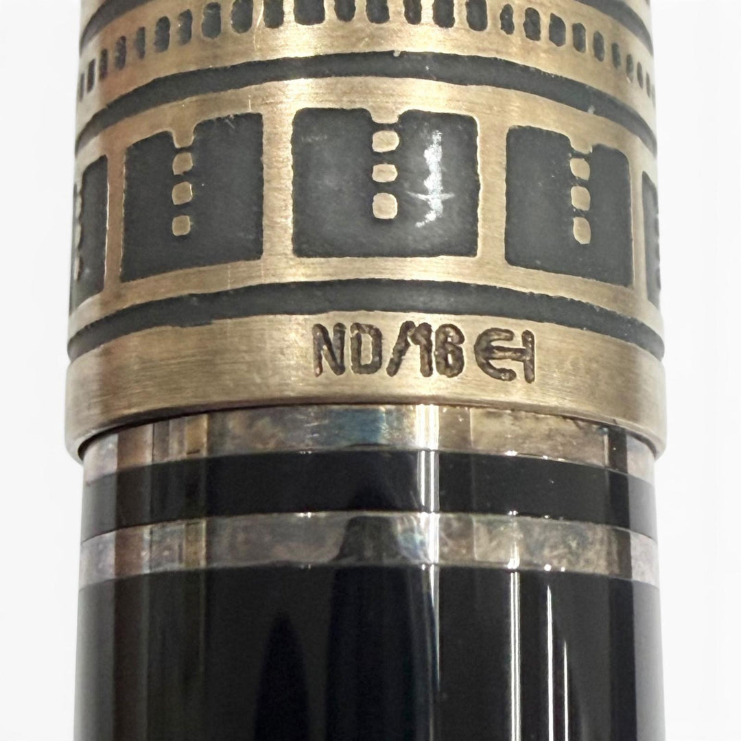 Excellent PERIKAN fountain pen Big Toledo black 18K mens M900
