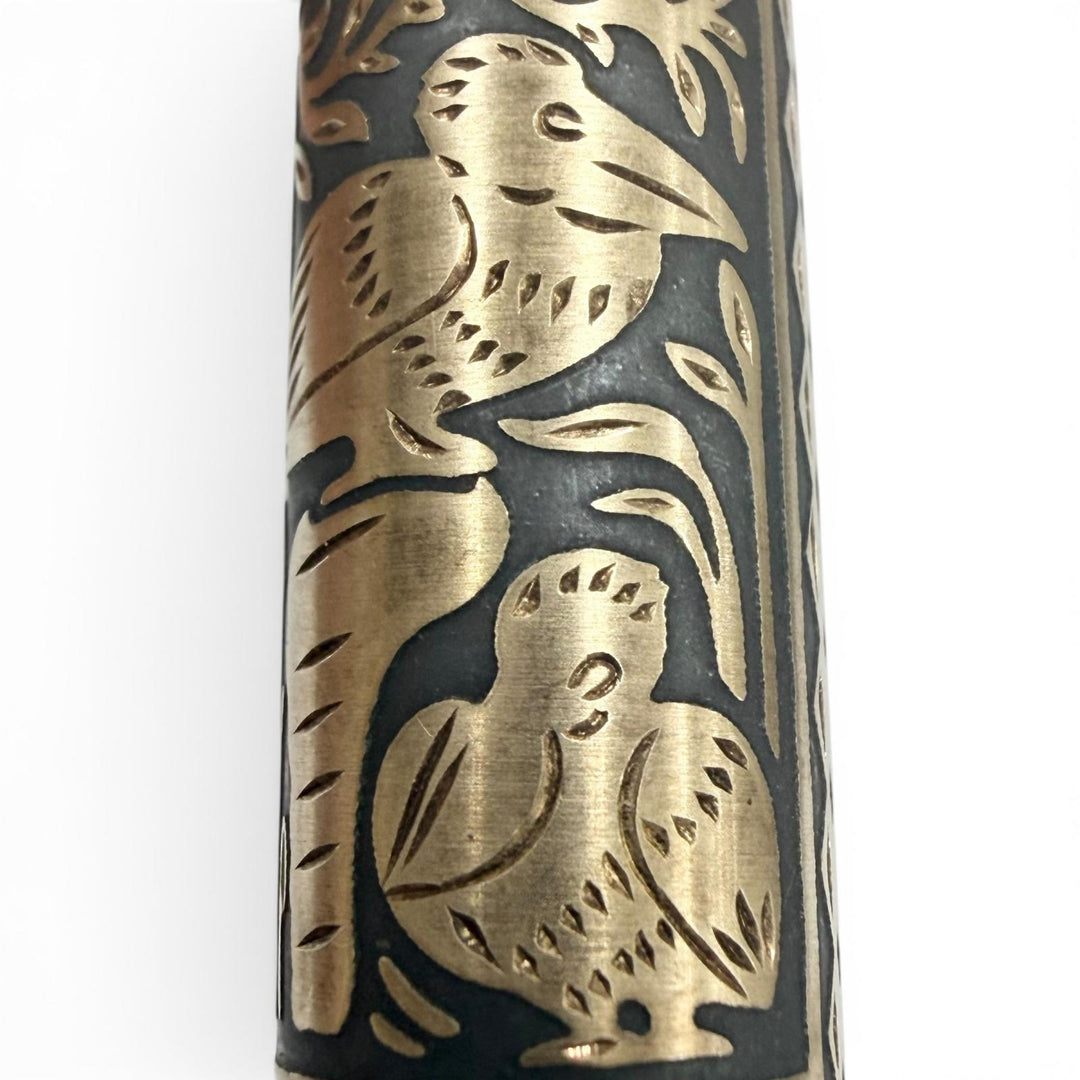 Excellent PERIKAN fountain pen Big Toledo black 18K mens M900