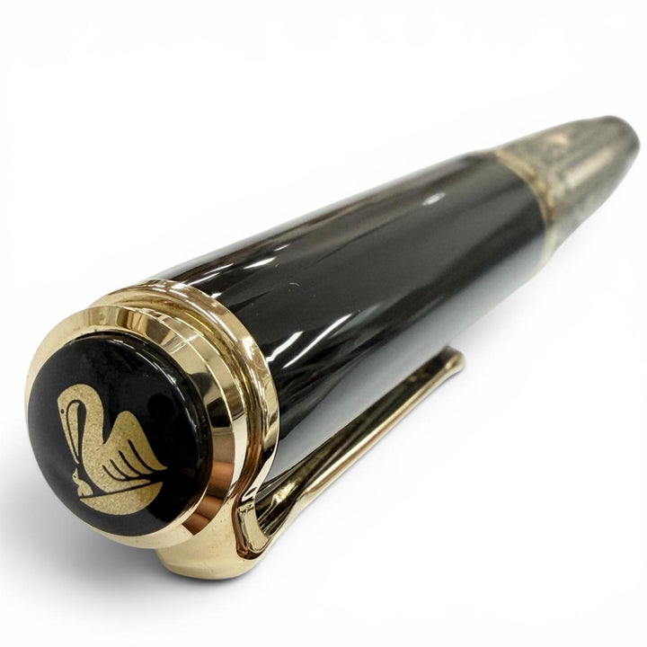 Excellent PERIKAN fountain pen Big Toledo black 18K mens M900